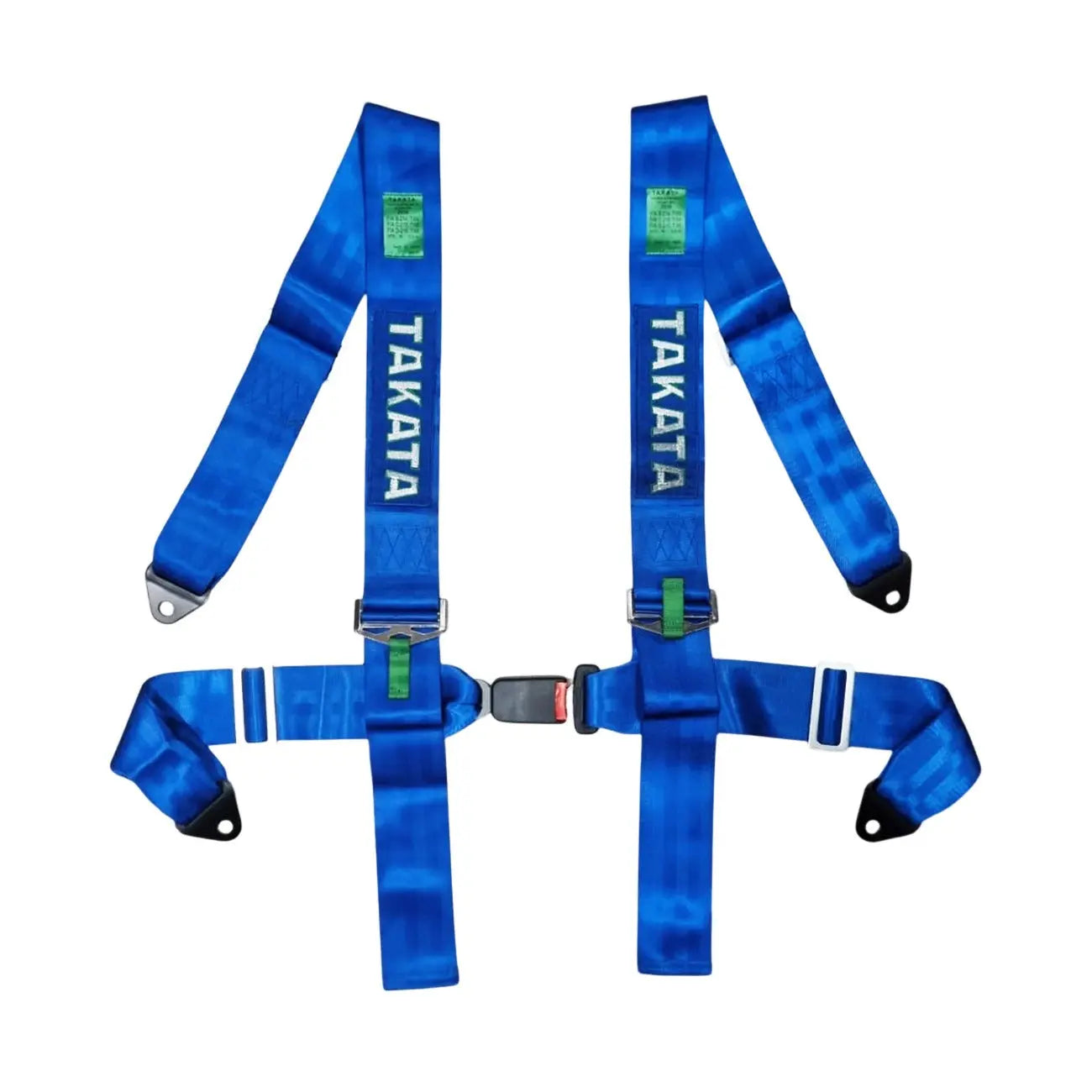 Takata 4-Point Racing Seat Harness (Blue) Max Motorsport