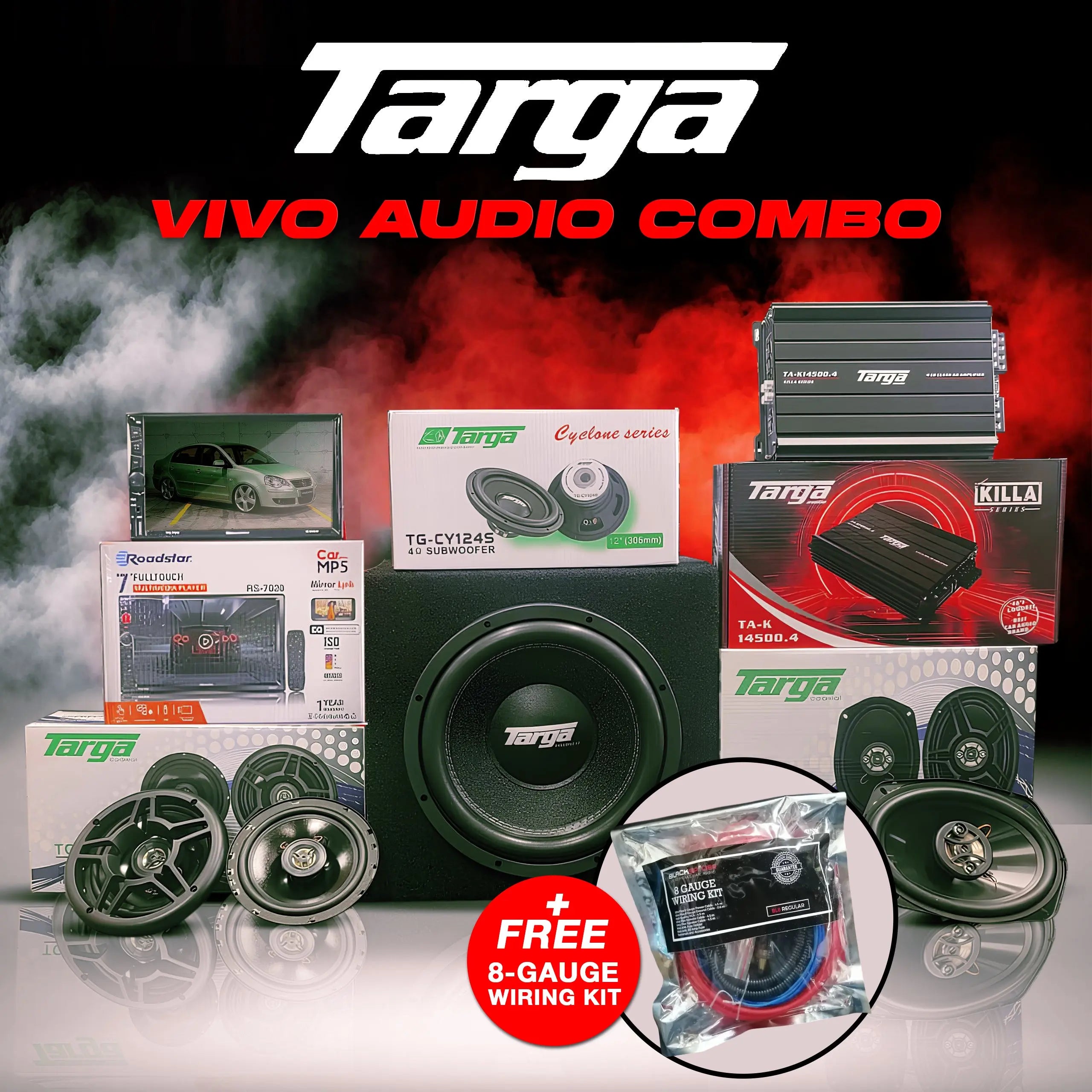 ガオバイソン Targa Vivo Audio Combo – Max Motorsport