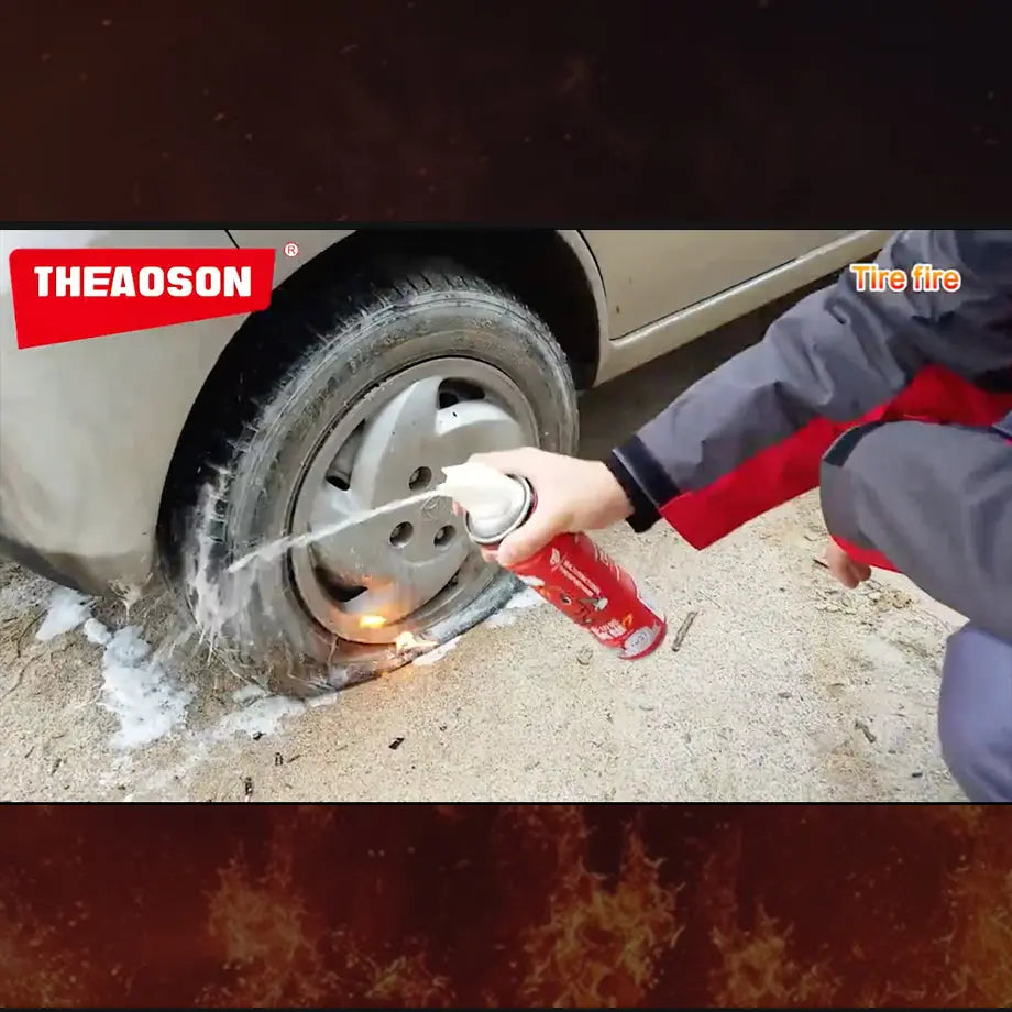 Theaosan MSJ600 - Multi Effect Portable Fire Extinguisher (600ml) Max Motorsport