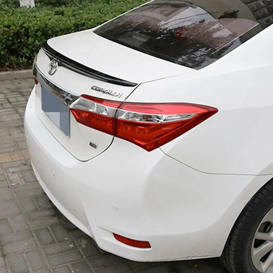 Toyota Corolla Prestige (15-18) Gloss Black Plastic Boot Spoiler maxmotorsports