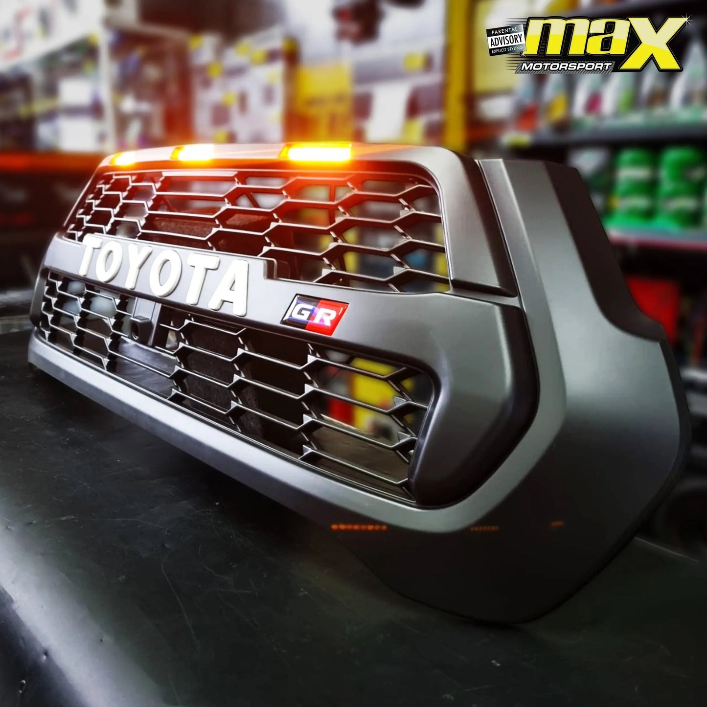 Toyota Hilux 2.4 (21-On) GR Style LED Upgrade Grille Max Motorsport