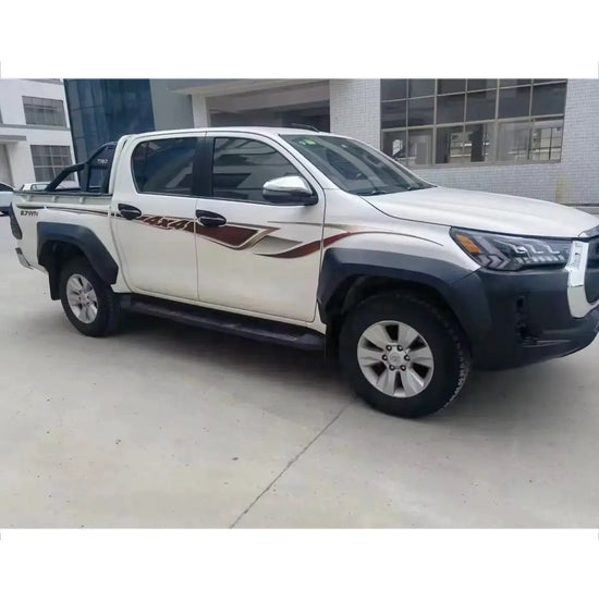 Toyota Hilux Revo (16-On) Matte Black GR Sport Style Plastic Wheel Arch Max Motorsport