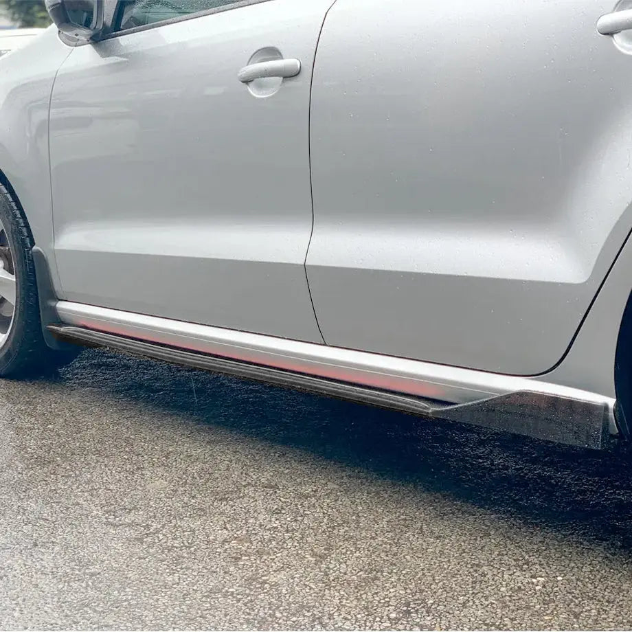 Universal 8-Piece Gloss Black Side Skirts Extensions Max Motorsport