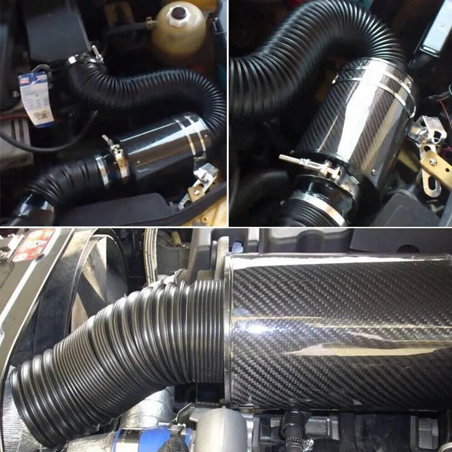 Universal Carbon Look Air Intake Kit Max Motorsport