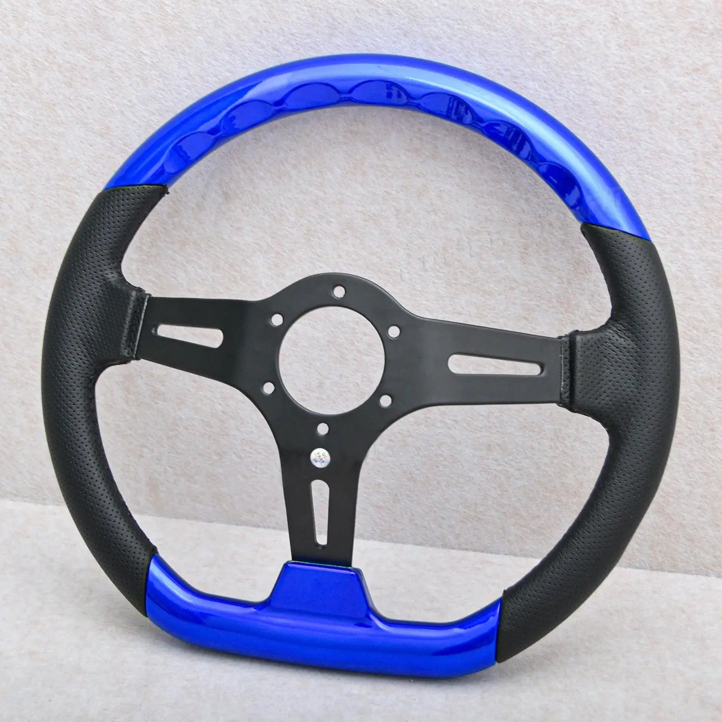 Universal Flat Bottom Drift Style Sports Steering Wheel (320mm) Max Motorsport