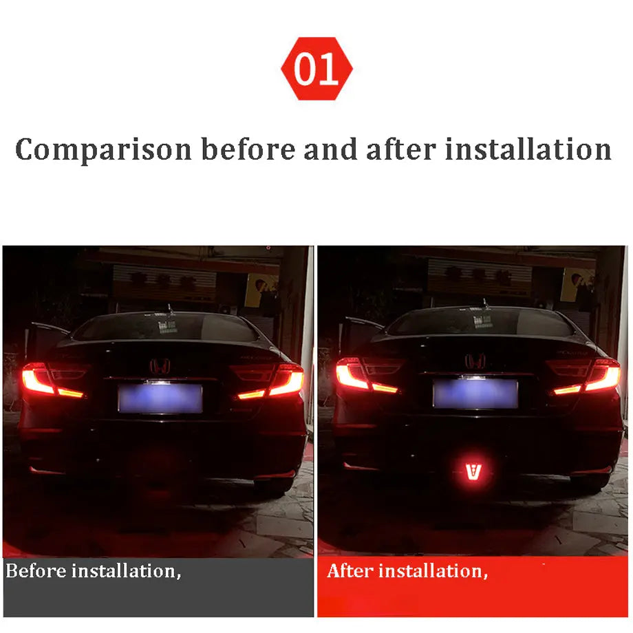 Universal Triangular F1 Style LED Brake Light - Type B Max Motorsport