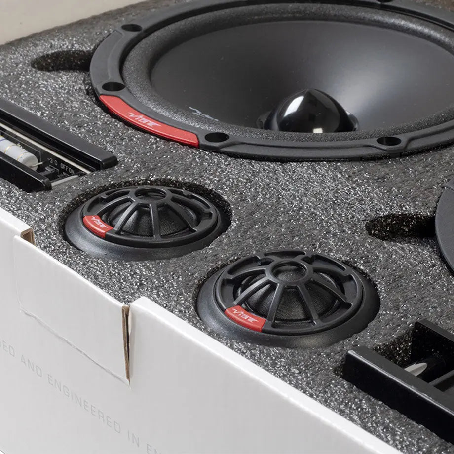 Vibe 6.5″ Slick6SQC-V9S Component Split System - 300W VIBE AUDIO