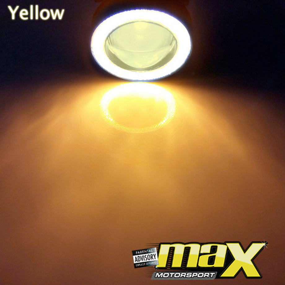 Universal Projector LED Angel Eye 7 Colour Fog Light