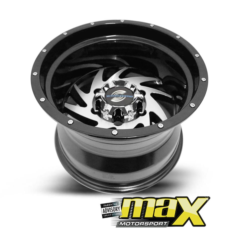 15 Inch Mag Wheel - 10J MX5136 Bakkie Wheels - 6x139.7 PCD Max Motorsport