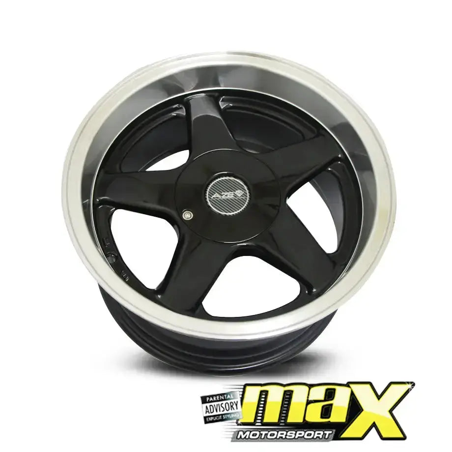 15 Inch Mag Wheel - MX566-K AZEV Replica Wheels - (4x100 / 4x108 PCD) Max Motorsport