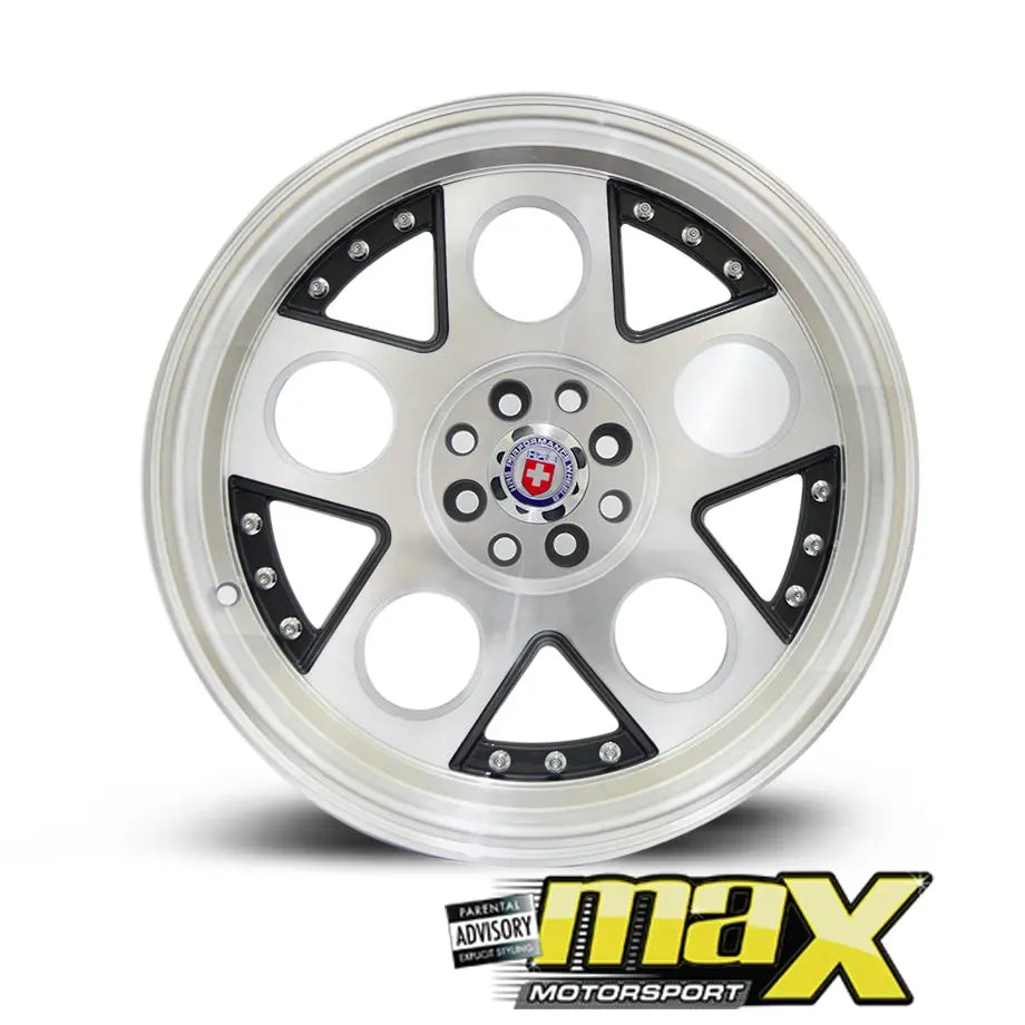 17 Inch Mag Wheel - MX072 Lambo Style Replica Wheels (4x100/114.3 PCD) maxmotorsports