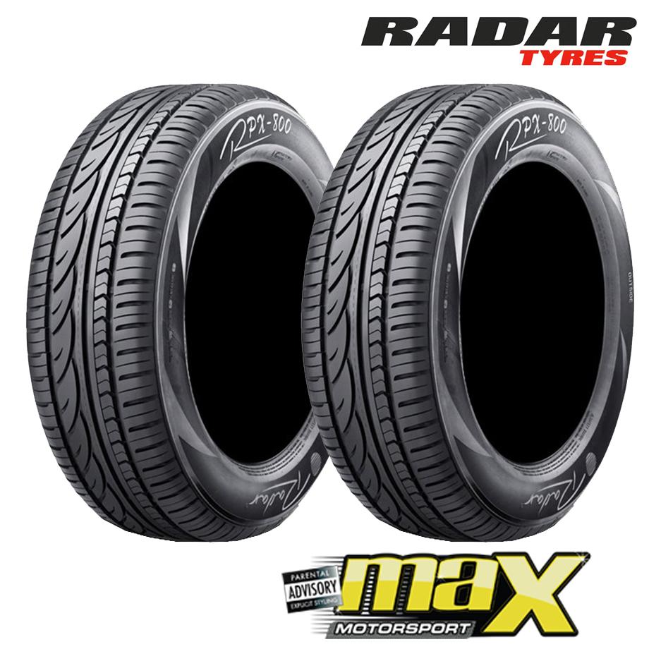 17 Inch Tyres - Radar - RPX 800 (195/40/17) - Stretch Tyre maxmotorsports
