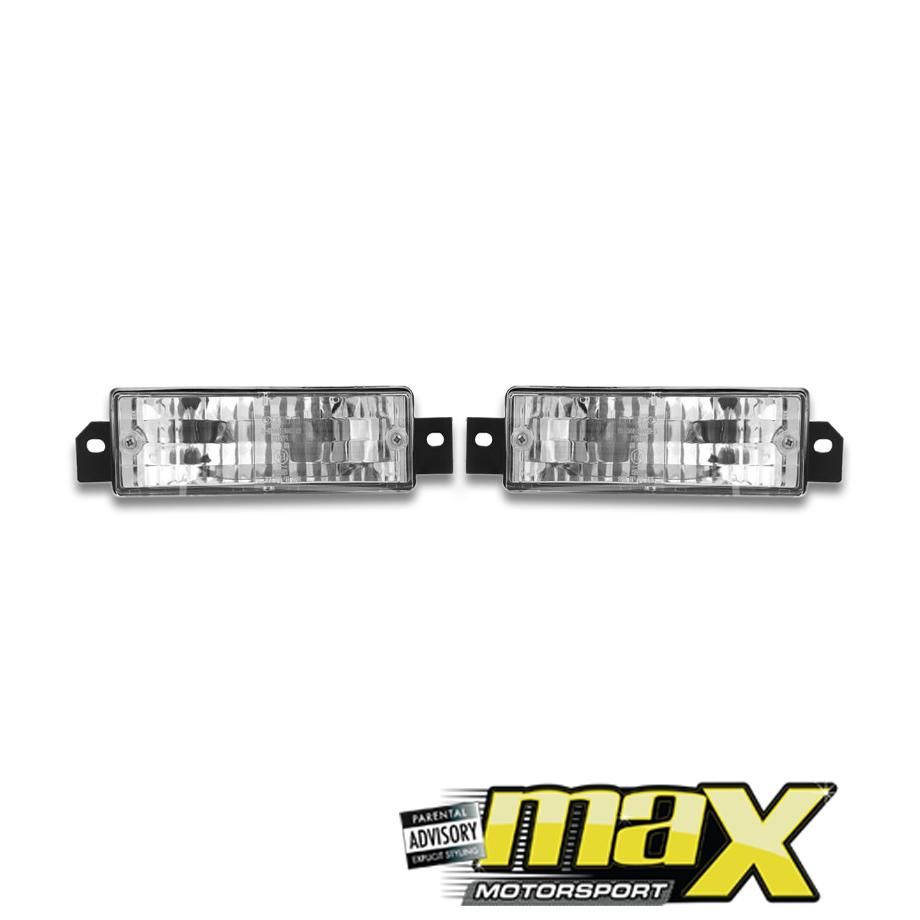 3 Series E30 (88-92) Crystal Front Bumper Indicators maxmotorsports