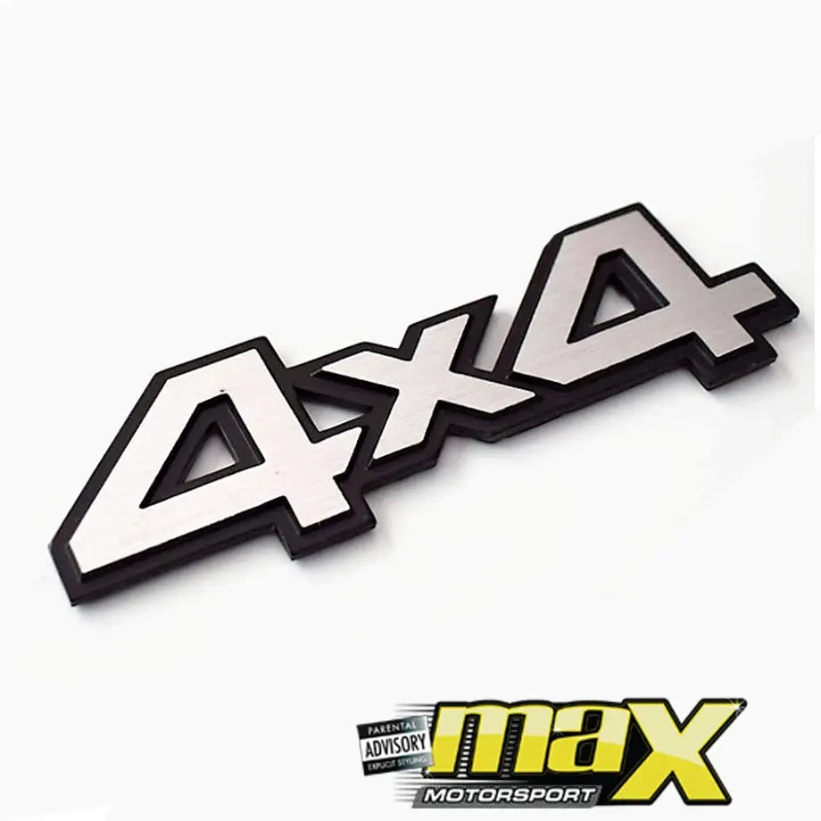 4x4 Aluminum Badge maxmotorsports