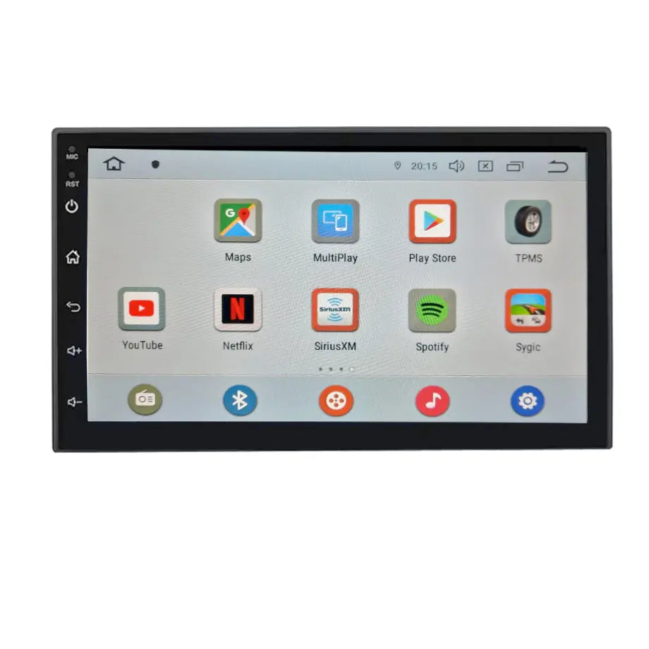 7 Inch - Universal Android Entertainment & GPS System With Apple Car Play Max Motorsport