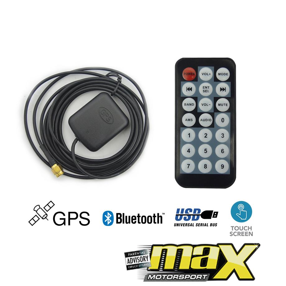 7 Inch Touch Screen Double Din Multimedia Player With GPS Navigation maxmotorsports
