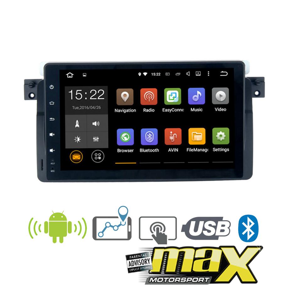9 Inch BM E46 Android Entertainment & GPS System maxmotorsports