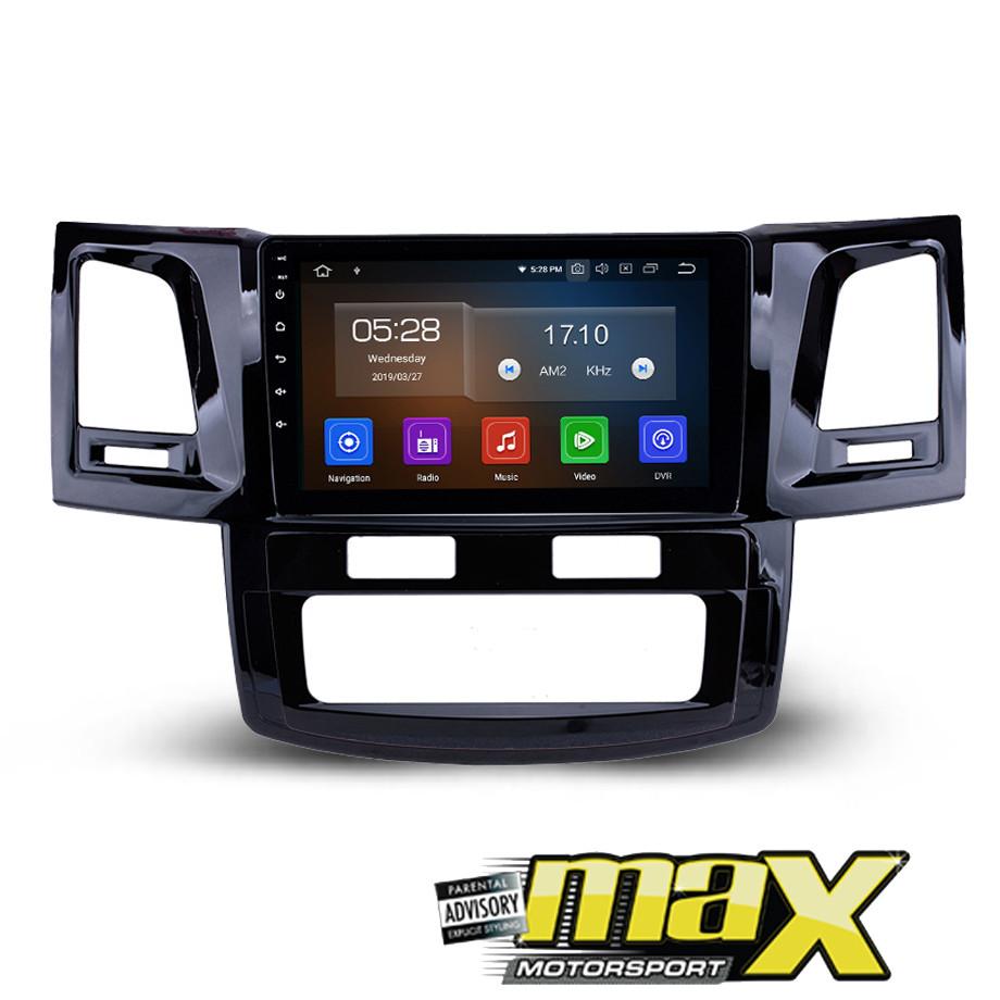 9 Inch Toyota Hilux (08-14) Android Entertainment & GPS System maxmotorsports