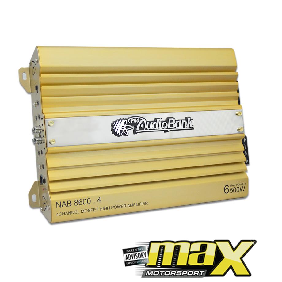 Audiobank NAB-8600 4-Channel Amplifier (6500W) Audiobank