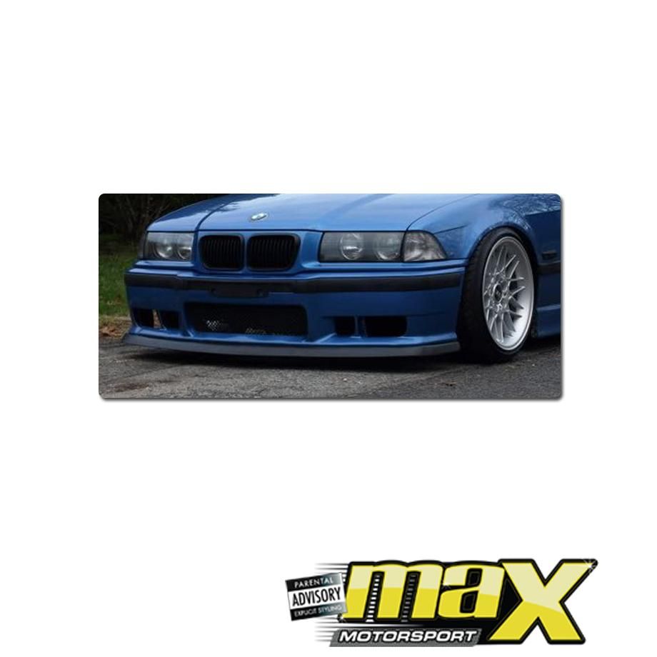 BM E36 M3 Plastic Front Spoiler (93-98) Models maxmotorsports