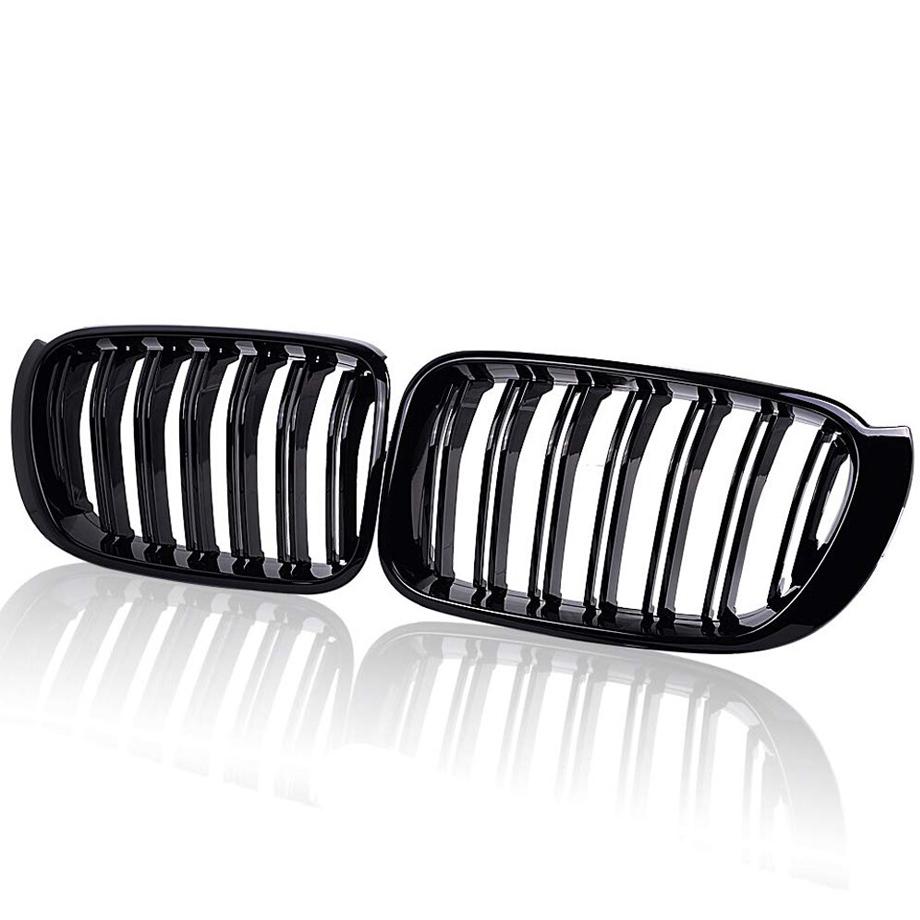BM F25 X3 Series Piano Black Double Slat Kidney Grille (14-16) Max Motorsport