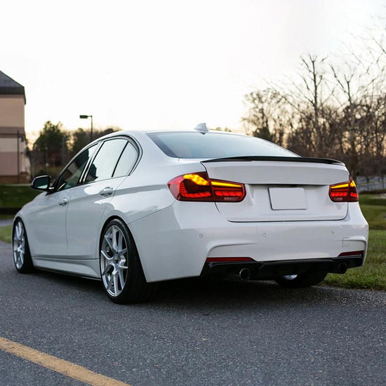 BM F30 3-Series CS Style OLED Sequential Red Taillights (12-18) Max Motorsport