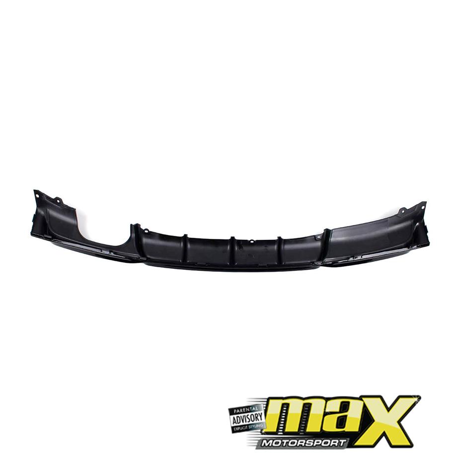 BM F30 3-Series (12-On) Gloss Black Plastic Rear Diffuser maxmotorsports