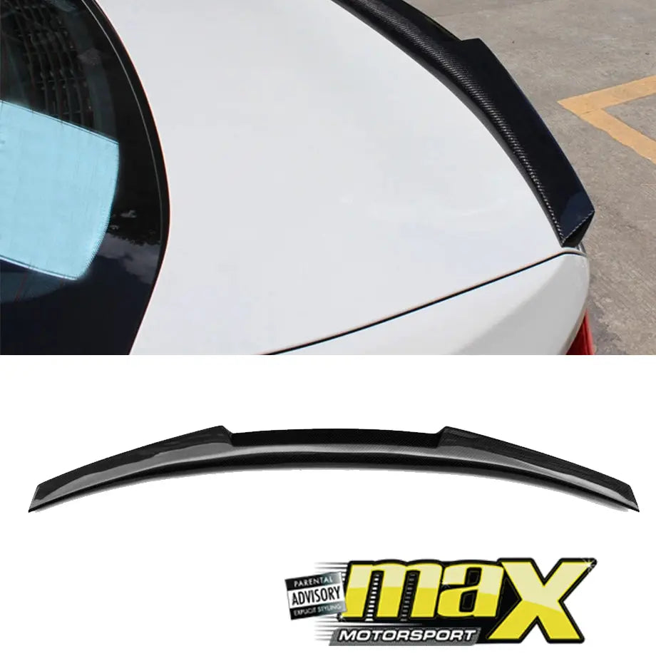 BM F30 Carbon Fibre Boot Spoiler F82 M4 Style maxmotorsports