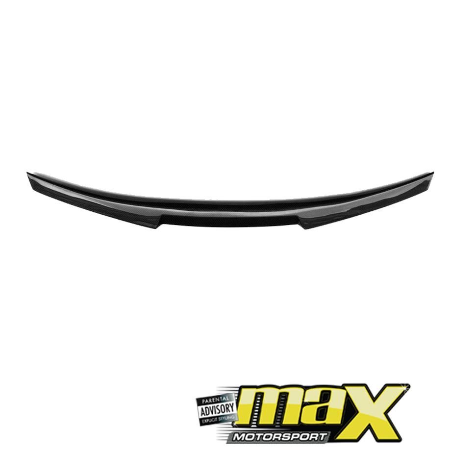 BM F30 M4 Style Gloss Black Plastic Boot Spoiler maxmotorsports
