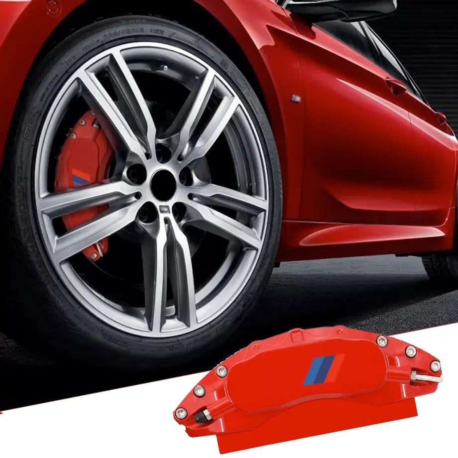 BM F30 Performance Style Aluminium Brake Caliper Cover - Red Max Motorsport