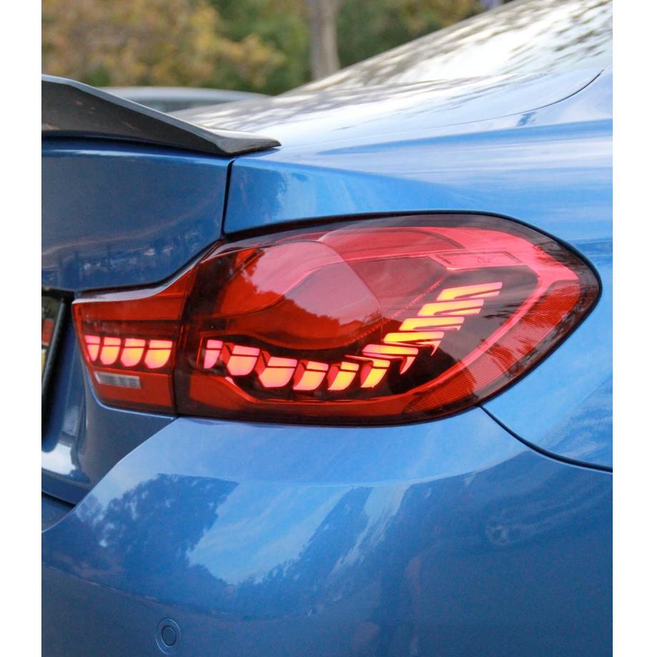 BM F32 / F33 / F36 4-Series CS Style OLED Sequential Red Taillights (14-20) Max Motorsport