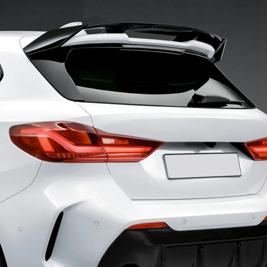 BM F40 1-Series (21-On) Performance Style Plastic Roof Spoiler - Piano Black Max Motorsport