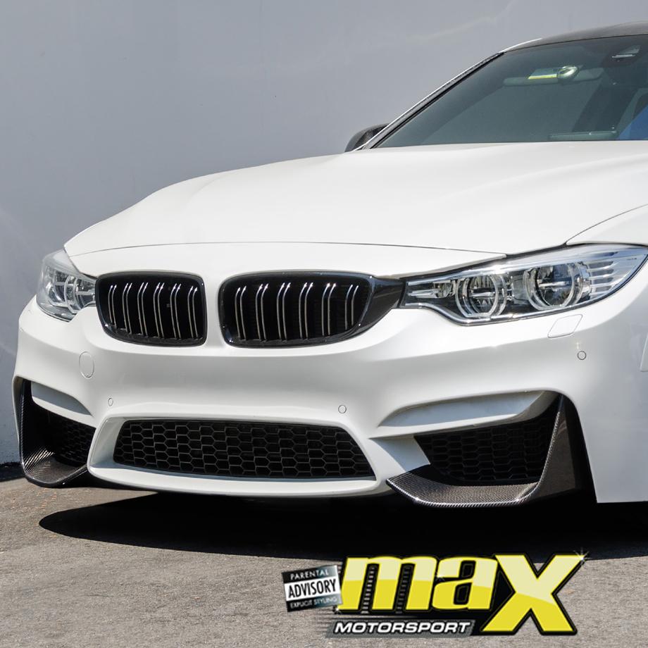BM F80/ F82 Carbon Fibre Splitters maxmotorsports