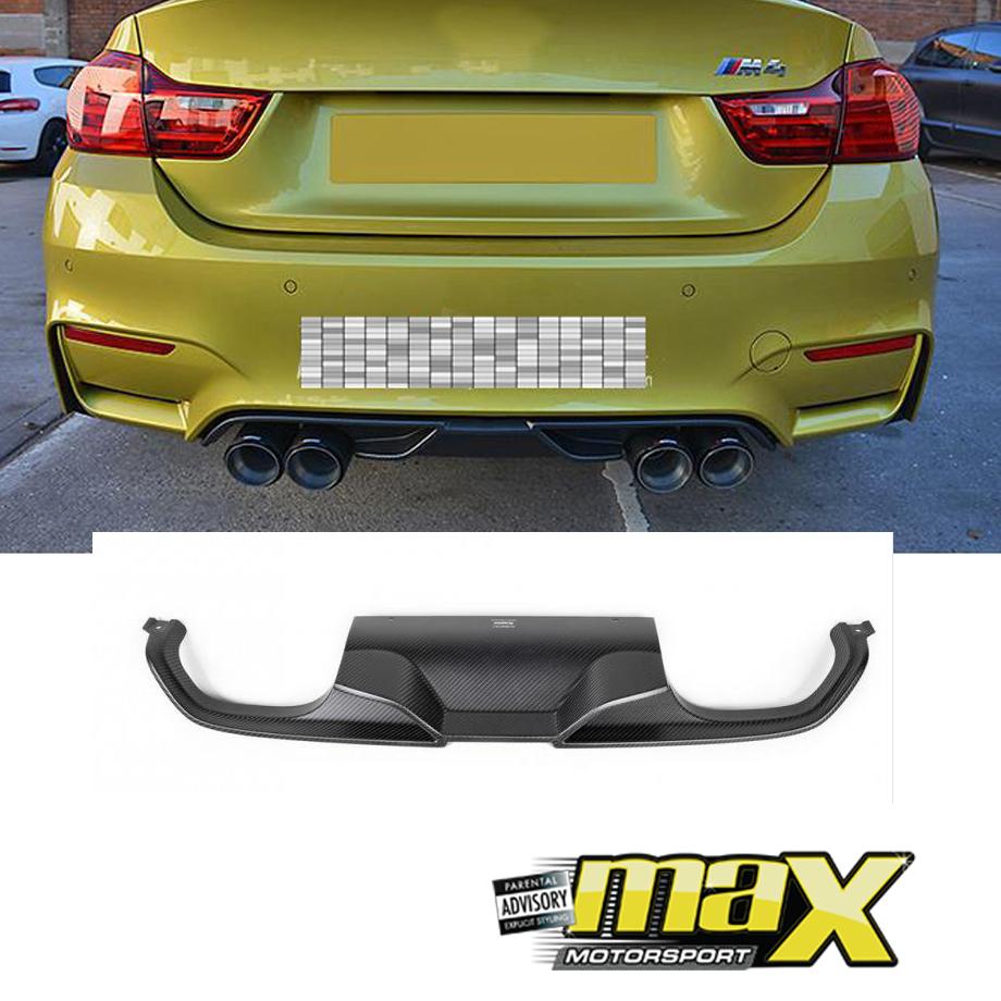 BM F80 M3/ F82/ F83 M4 AK Style Carbon Fibre Rear Diffuser maxmotorsports