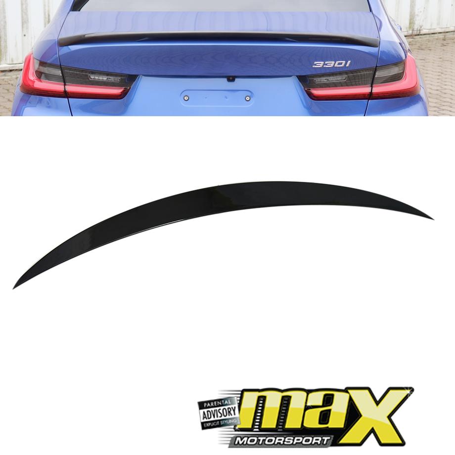 BM G20 3-Series (2019-On) Gloss Black Performance Style Boot Spoiler maxmotorsports