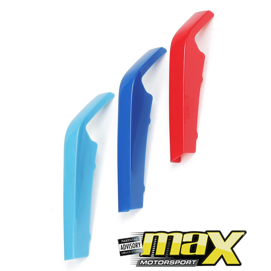 BM G20 3-Series (2019-On) M-Sport Clip On Grille Stripes maxmotorsports