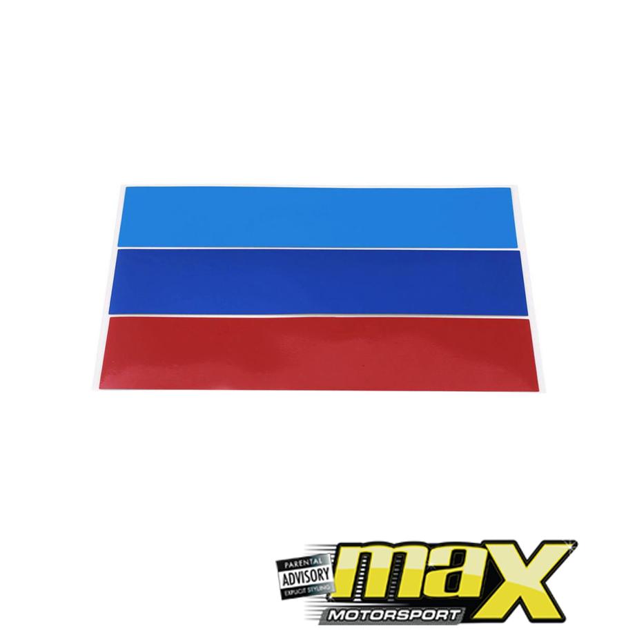 BM Reflective Grille Stripes - (17x25cm) maxmotorsports