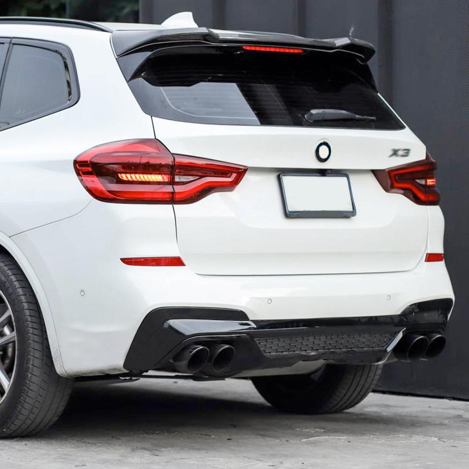 BM X3 G01 M-Sport Gloss Black Rear Diffuser (19-On) maxmotorsports
