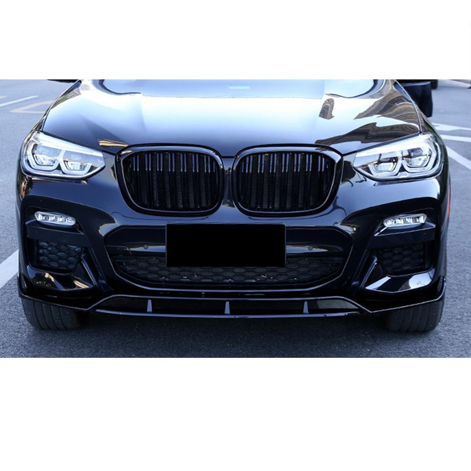 BM X4 G02 Series 2-Piece Gloss Black Front Spoiler maxmotorsports