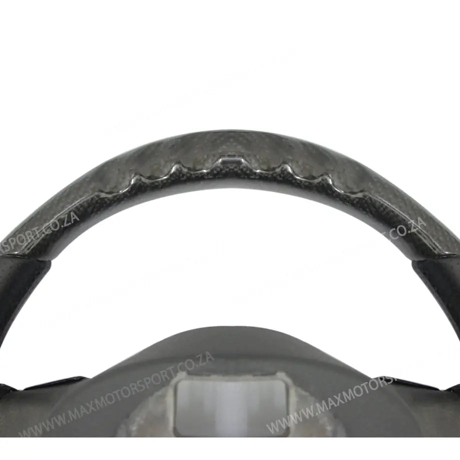 Carbon Fibre Steering Wheel With LED Shift Light Display - Suitable To Golf 6 (2012-2015) Max Motorsport