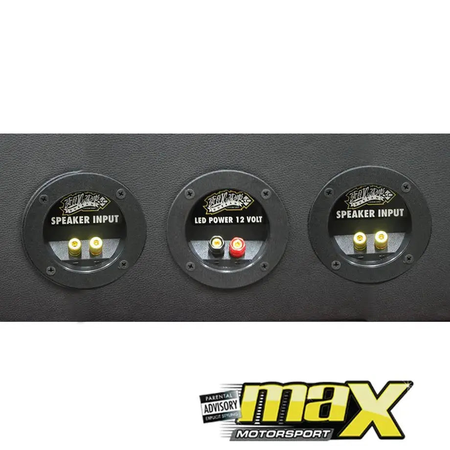 Custom 10" Double Sub-Box Enclosure Street Customs Durban