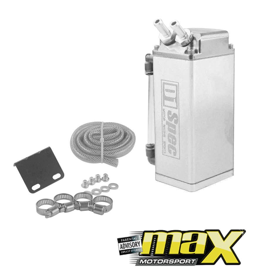 D1 Spec Oil Catch Tank (Silver) maxmotorsports