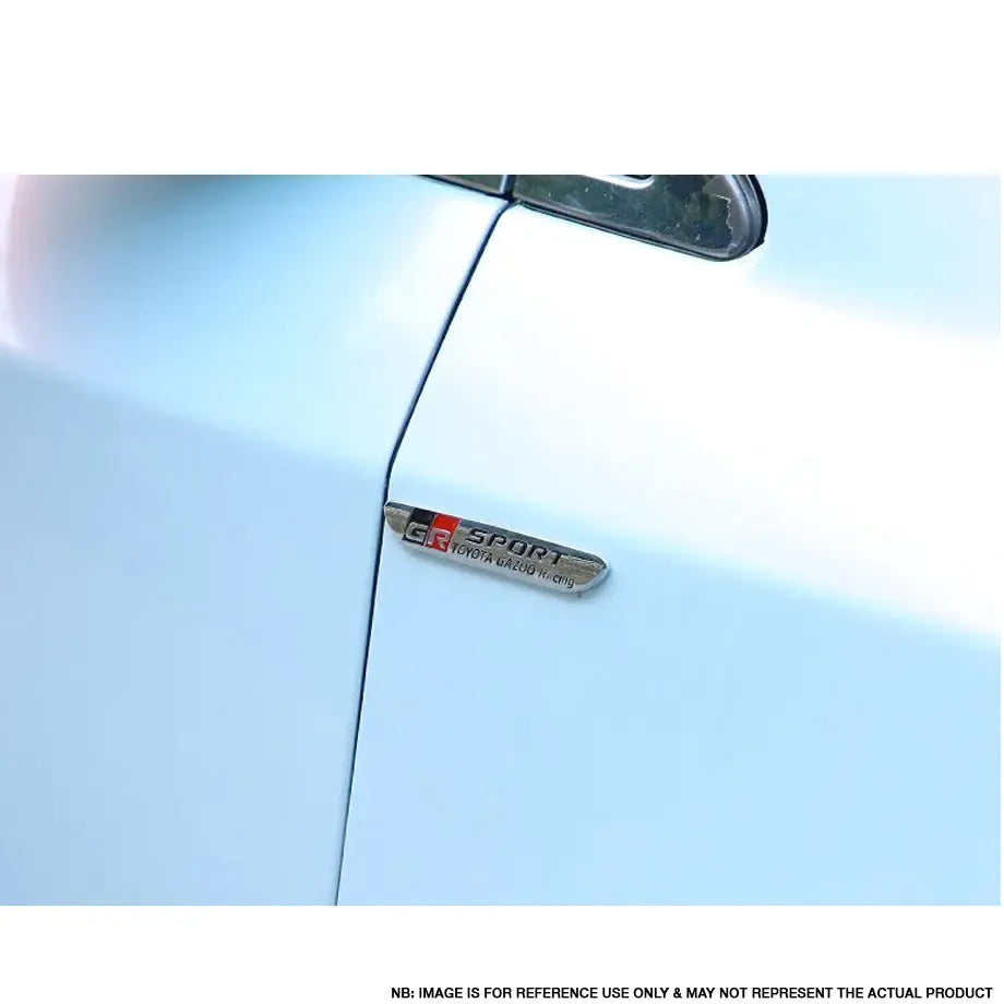 GR Sport Gazoo Racing Small Fender Badge - Matte Black Max Motorsport