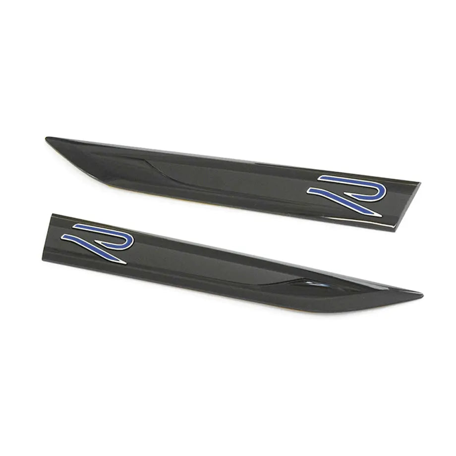 Golf 8 R-Style - Fender Badge (Blue & Silver) maxmotorsports