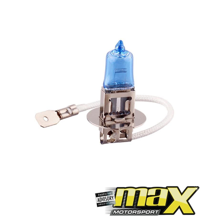 H3 Zone Twin Pack Super White Halogen Bulbs maxmotorsports