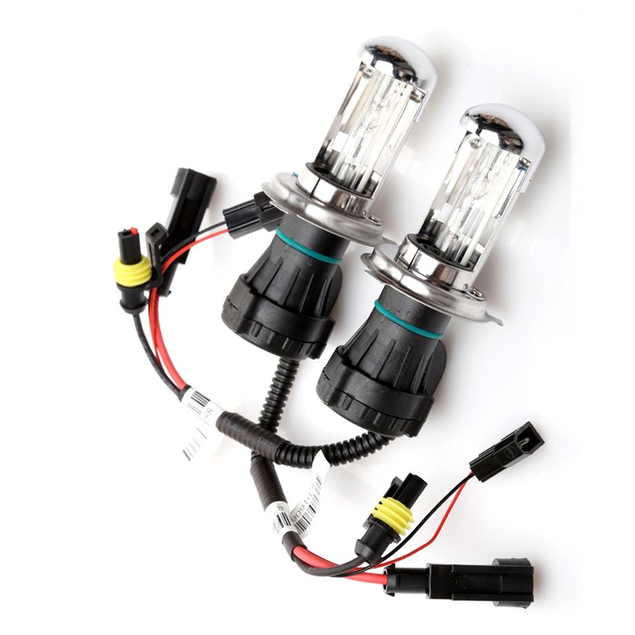 55W 12V Xenon HID H4 Bulb Kit H4 Xenon Headlight Bulb HID