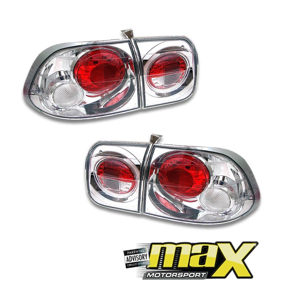 Honda Ballade Lexus Style Taillights (Chrome) maxmotorsports