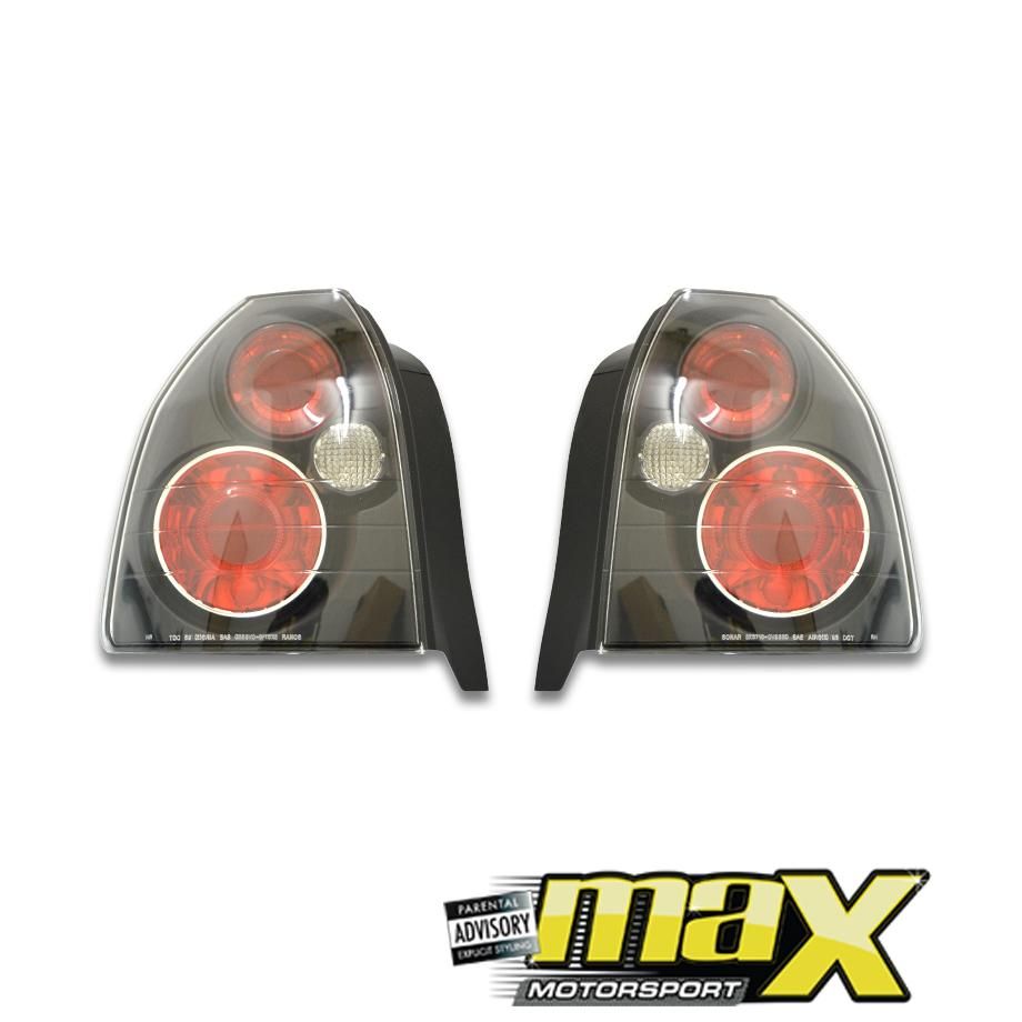 Honda Civic 3Dr Lexus Style Taillights (Black) maxmotorsports