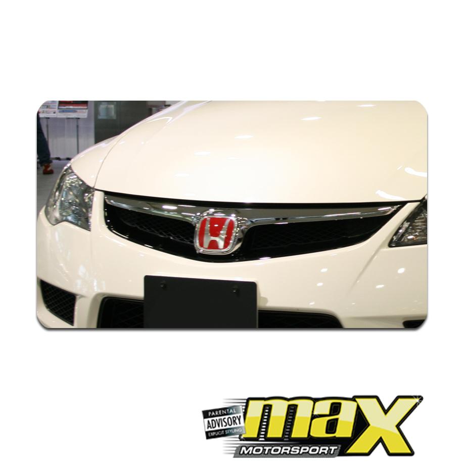 Honda Red Emblem Badge (Big) maxmotorsports