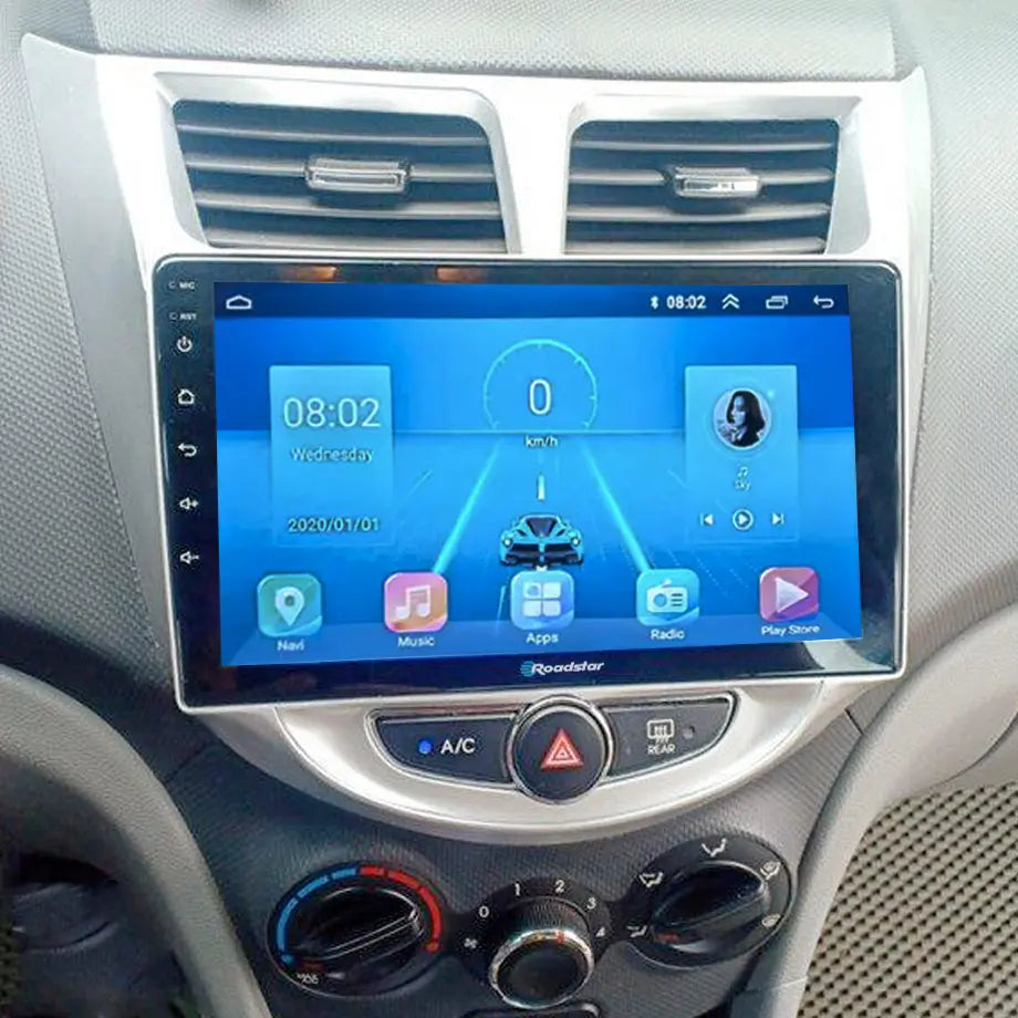 Hyundai Accent (11-16) - 9 Inch Roadstar Android Entertainment & GPS System Roadstar